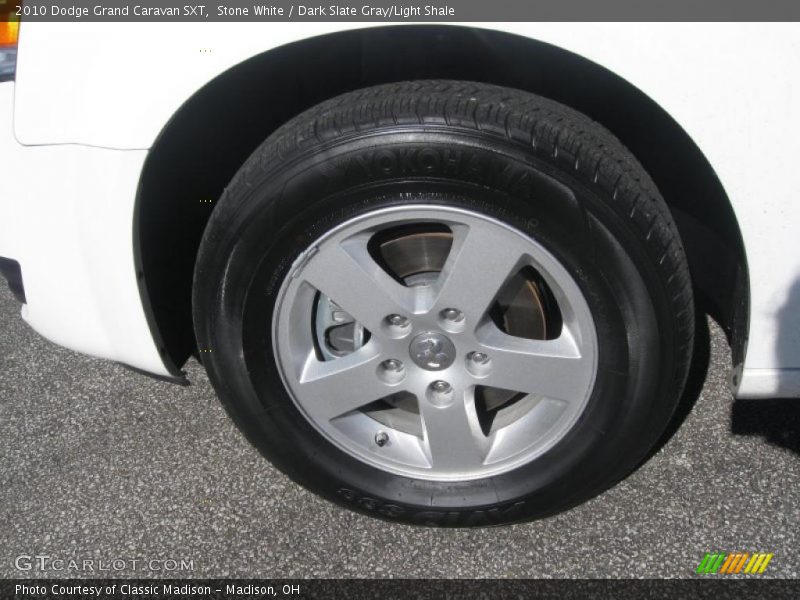 Stone White / Dark Slate Gray/Light Shale 2010 Dodge Grand Caravan SXT