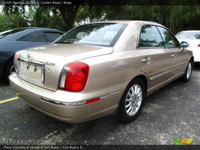 Golden Beige / Beige 2005 Hyundai XG350 L