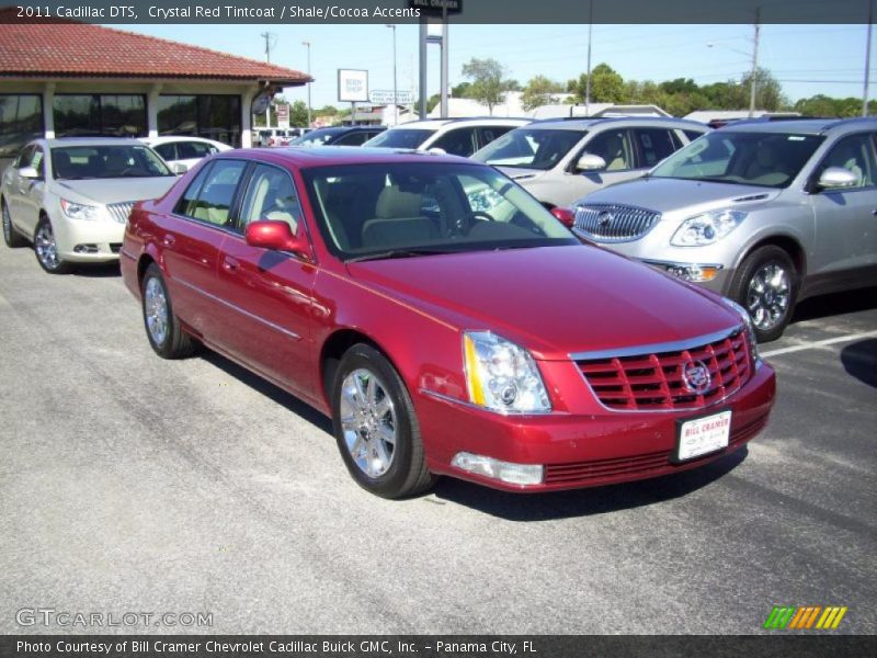Crystal Red Tintcoat / Shale/Cocoa Accents 2011 Cadillac DTS