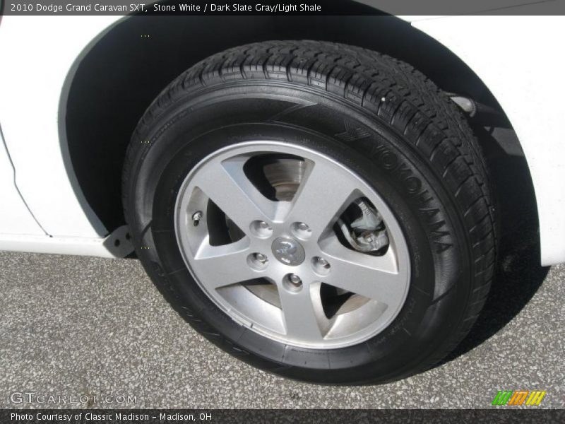 Stone White / Dark Slate Gray/Light Shale 2010 Dodge Grand Caravan SXT