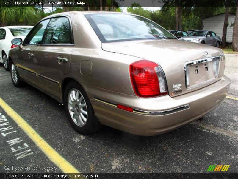 Golden Beige / Beige 2005 Hyundai XG350 L