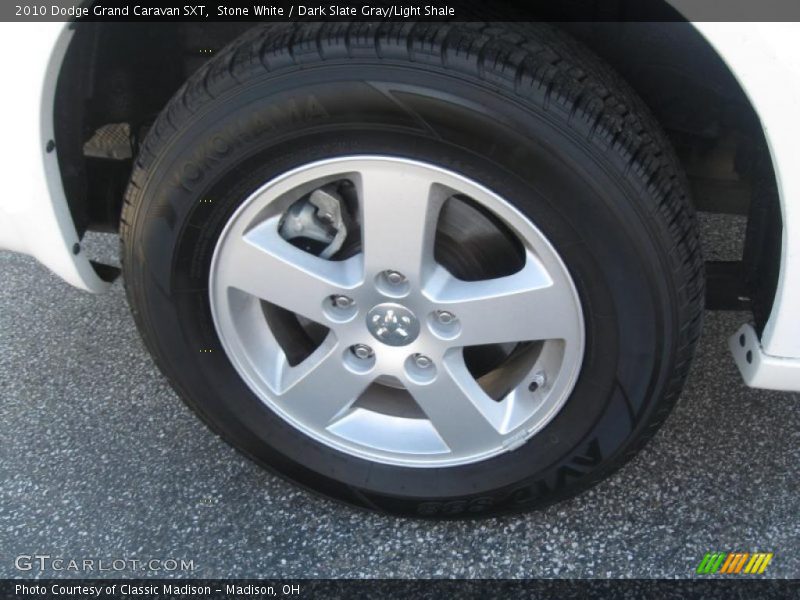 Stone White / Dark Slate Gray/Light Shale 2010 Dodge Grand Caravan SXT