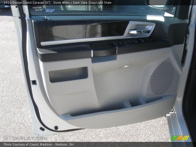 Stone White / Dark Slate Gray/Light Shale 2010 Dodge Grand Caravan SXT