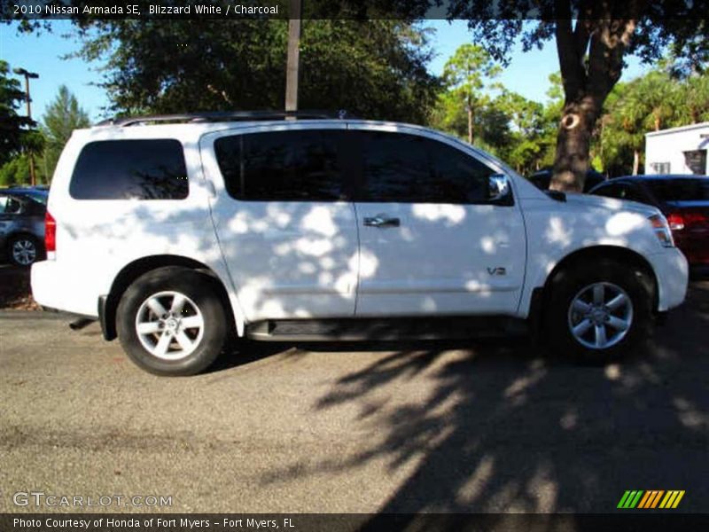 Blizzard White / Charcoal 2010 Nissan Armada SE