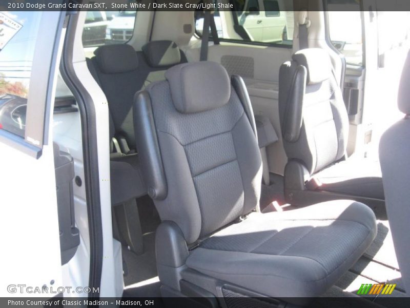 Stone White / Dark Slate Gray/Light Shale 2010 Dodge Grand Caravan SXT