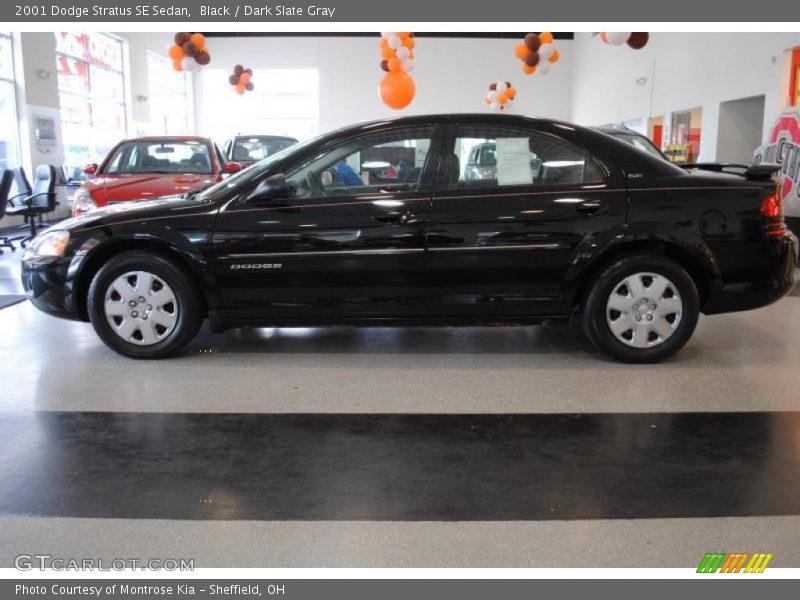 Black / Dark Slate Gray 2001 Dodge Stratus SE Sedan