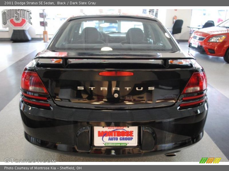 Black / Dark Slate Gray 2001 Dodge Stratus SE Sedan
