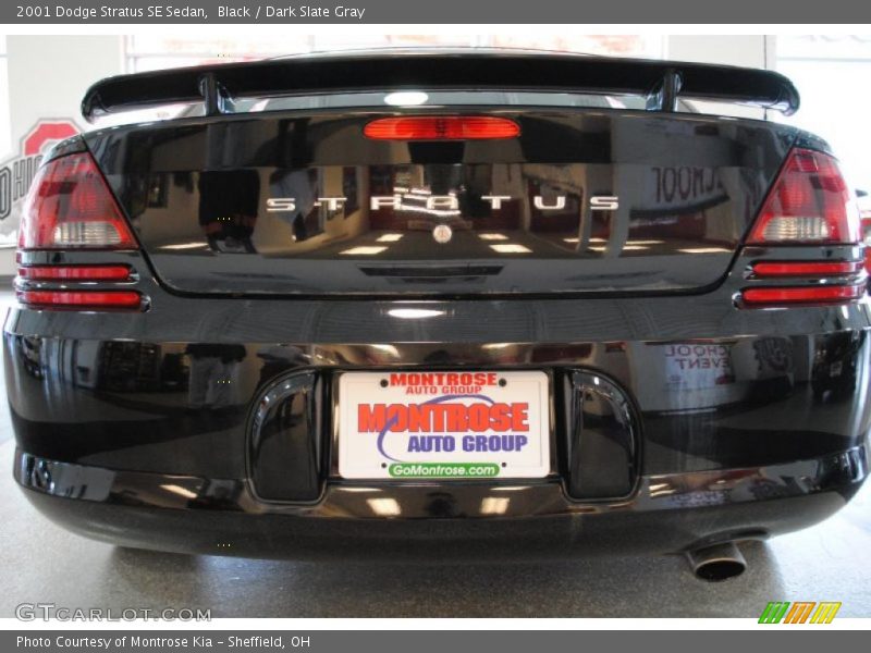 Black / Dark Slate Gray 2001 Dodge Stratus SE Sedan