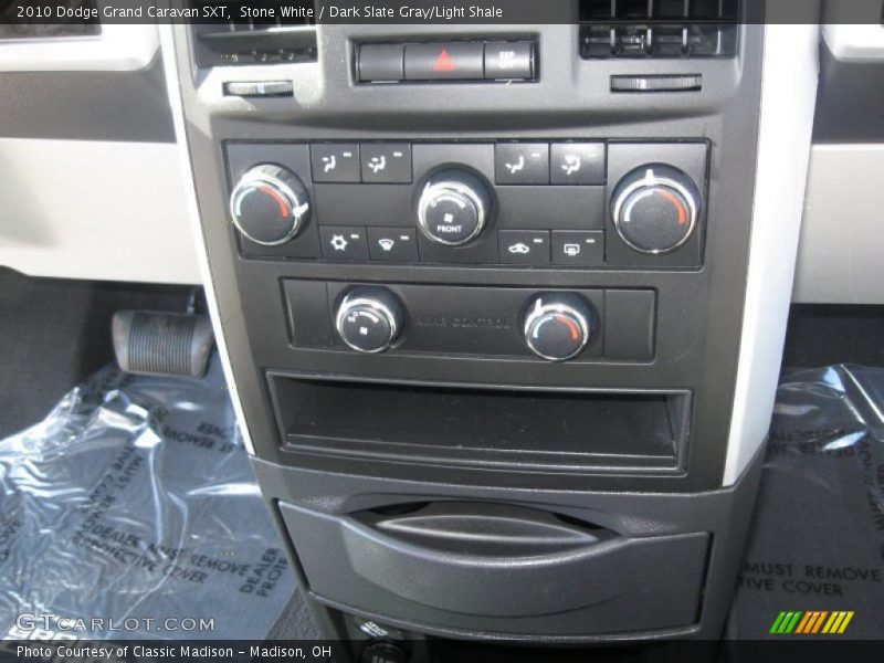 Stone White / Dark Slate Gray/Light Shale 2010 Dodge Grand Caravan SXT
