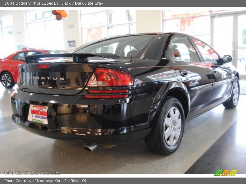 Black / Dark Slate Gray 2001 Dodge Stratus SE Sedan