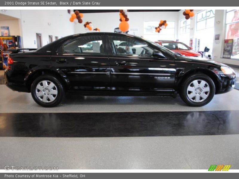 Black / Dark Slate Gray 2001 Dodge Stratus SE Sedan