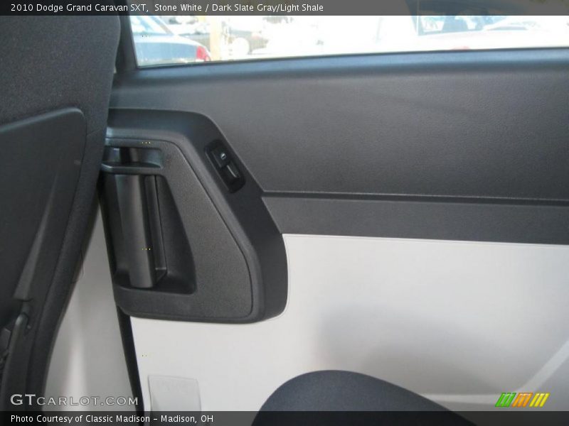Stone White / Dark Slate Gray/Light Shale 2010 Dodge Grand Caravan SXT