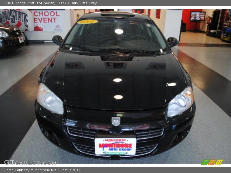 Black / Dark Slate Gray 2001 Dodge Stratus SE Sedan