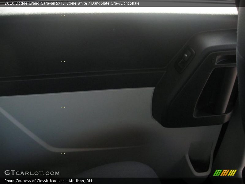 Stone White / Dark Slate Gray/Light Shale 2010 Dodge Grand Caravan SXT