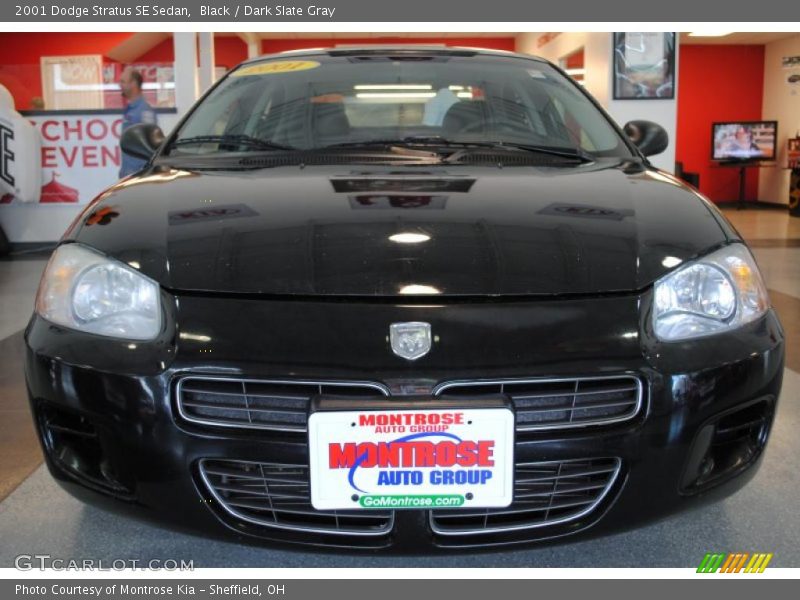 Black / Dark Slate Gray 2001 Dodge Stratus SE Sedan