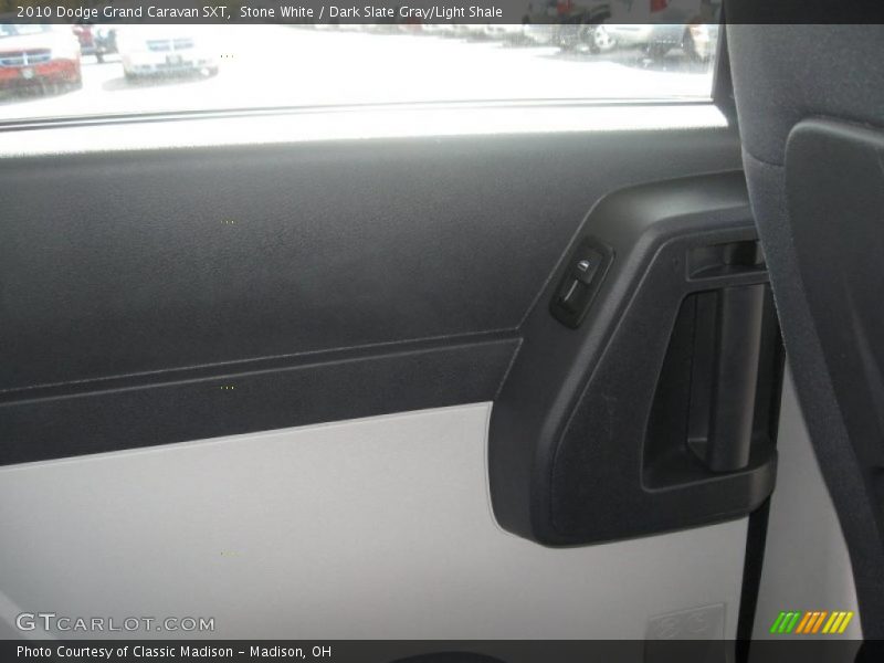 Stone White / Dark Slate Gray/Light Shale 2010 Dodge Grand Caravan SXT