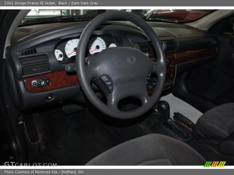 Black / Dark Slate Gray 2001 Dodge Stratus SE Sedan