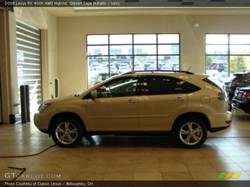 Desert Sage Metallic / Ivory 2008 Lexus RX 400h AWD Hybrid