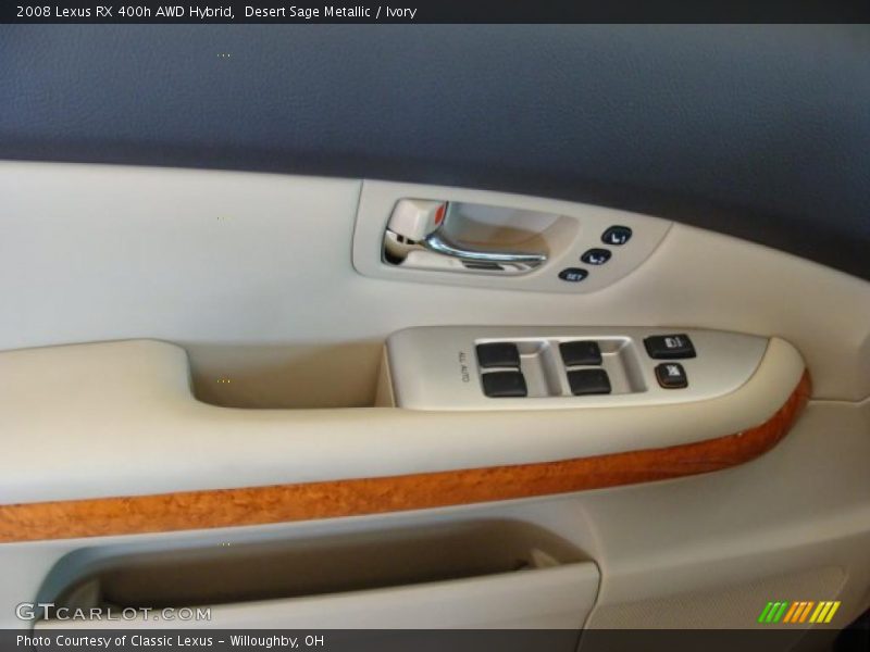 Desert Sage Metallic / Ivory 2008 Lexus RX 400h AWD Hybrid