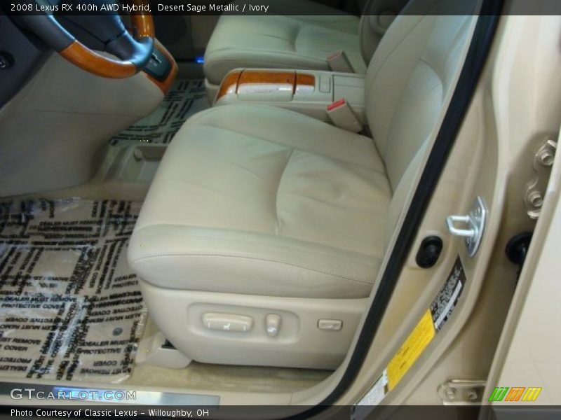 Desert Sage Metallic / Ivory 2008 Lexus RX 400h AWD Hybrid