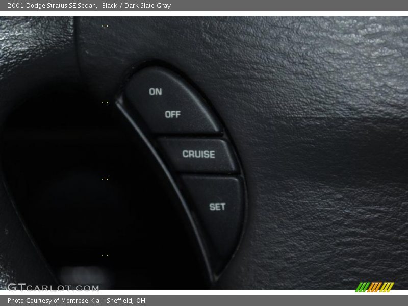 Black / Dark Slate Gray 2001 Dodge Stratus SE Sedan