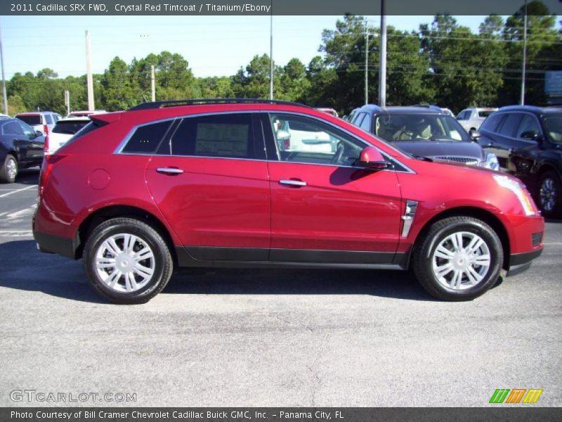 Crystal Red Tintcoat / Titanium/Ebony 2011 Cadillac SRX FWD