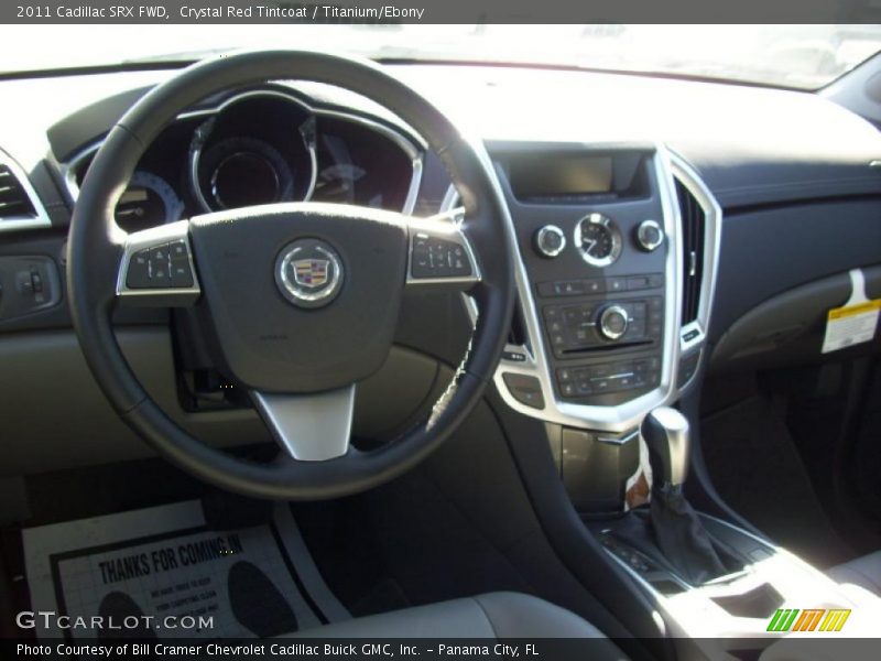 Crystal Red Tintcoat / Titanium/Ebony 2011 Cadillac SRX FWD