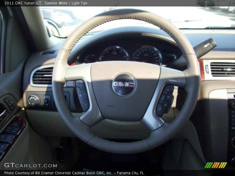 Summit White / Light Tan 2011 GMC Yukon SLT