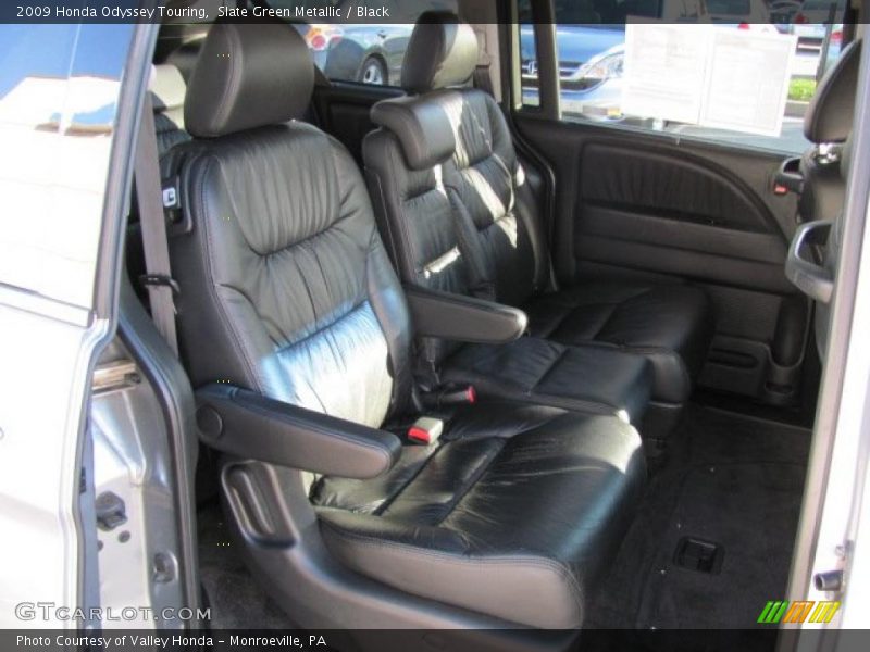 Slate Green Metallic / Black 2009 Honda Odyssey Touring