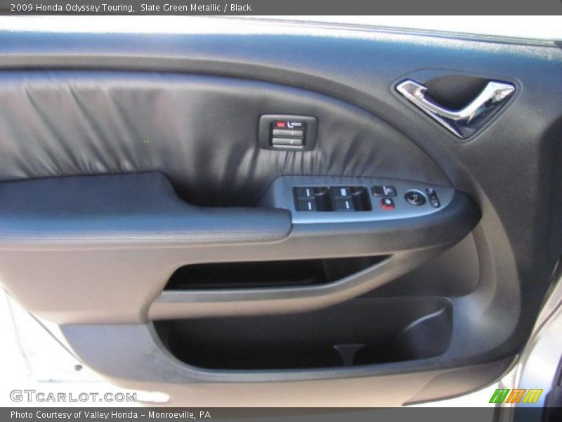 Slate Green Metallic / Black 2009 Honda Odyssey Touring