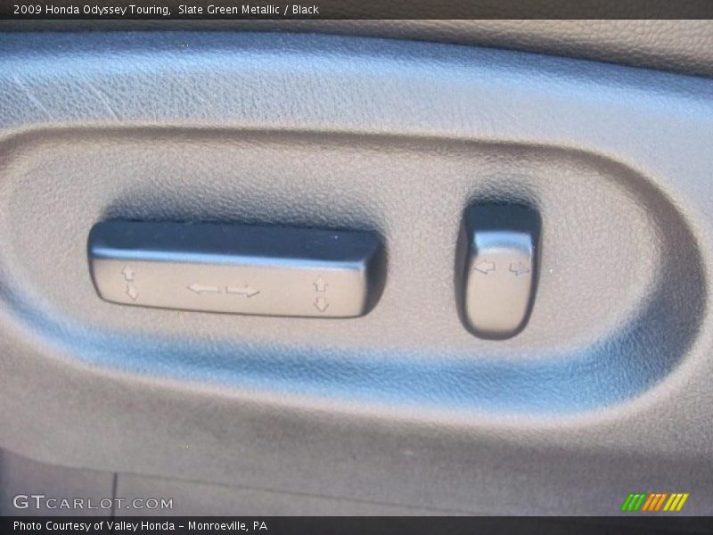Slate Green Metallic / Black 2009 Honda Odyssey Touring