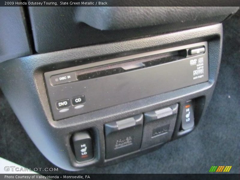 Slate Green Metallic / Black 2009 Honda Odyssey Touring