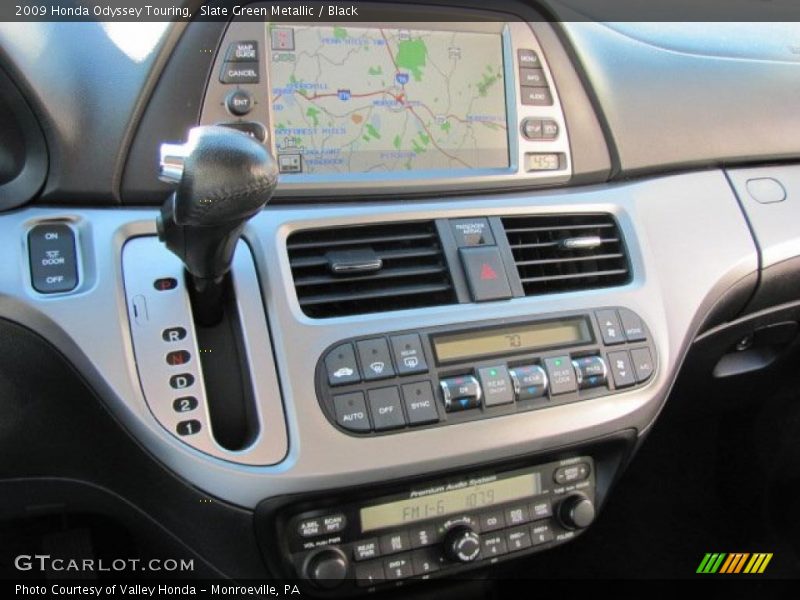 Slate Green Metallic / Black 2009 Honda Odyssey Touring