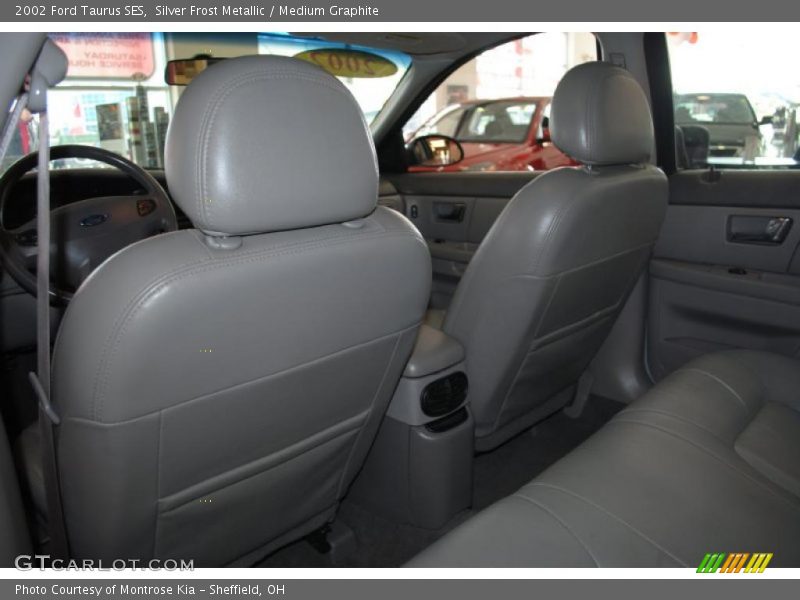 Silver Frost Metallic / Medium Graphite 2002 Ford Taurus SES
