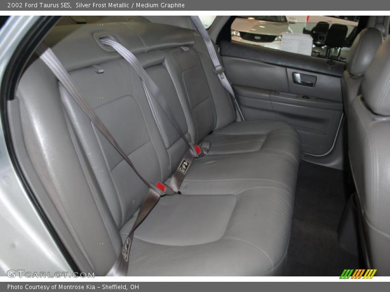 Silver Frost Metallic / Medium Graphite 2002 Ford Taurus SES