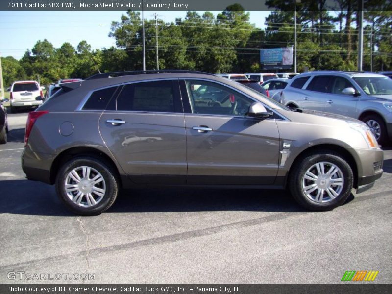 Mocha Steel Metallic / Titanium/Ebony 2011 Cadillac SRX FWD
