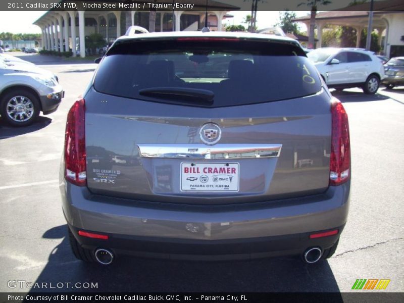 Mocha Steel Metallic / Titanium/Ebony 2011 Cadillac SRX FWD