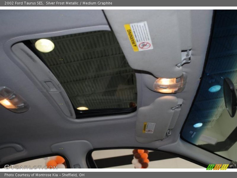Sunroof of 2002 Taurus SES