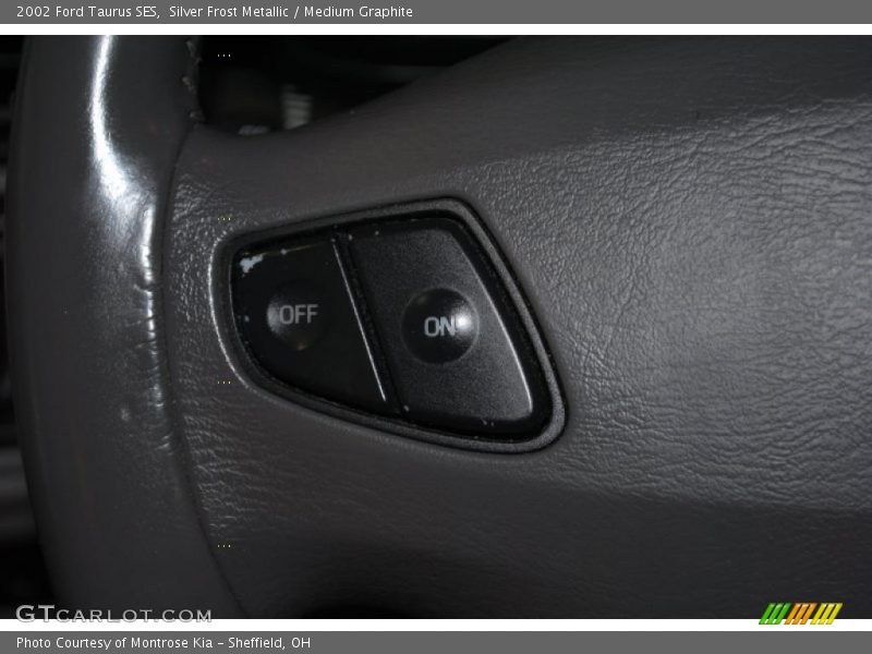 Silver Frost Metallic / Medium Graphite 2002 Ford Taurus SES