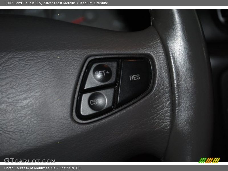 Silver Frost Metallic / Medium Graphite 2002 Ford Taurus SES