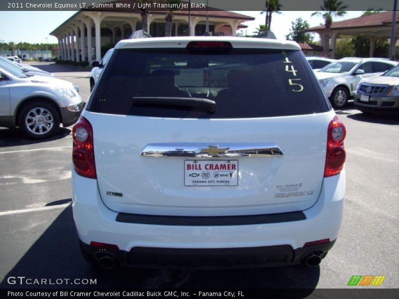 Summit White / Light Titanium/Jet Black 2011 Chevrolet Equinox LT