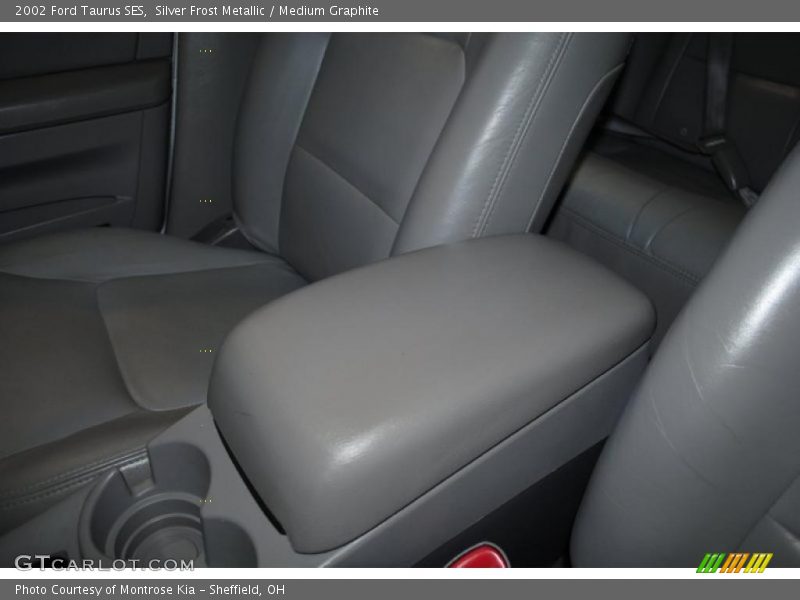 Silver Frost Metallic / Medium Graphite 2002 Ford Taurus SES