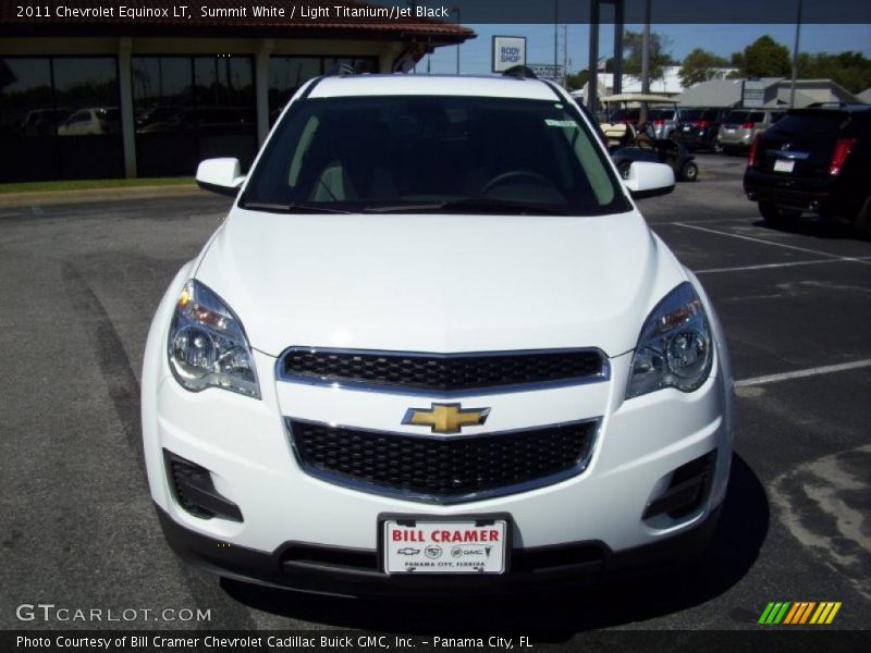 Summit White / Light Titanium/Jet Black 2011 Chevrolet Equinox LT