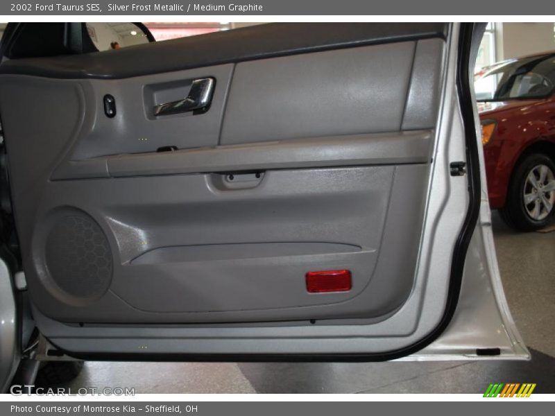Silver Frost Metallic / Medium Graphite 2002 Ford Taurus SES