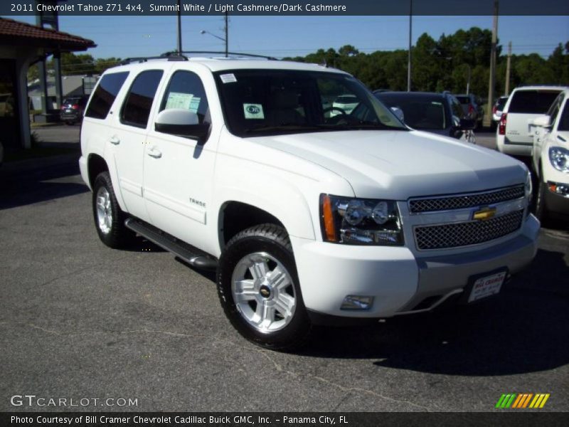 Summit White / Light Cashmere/Dark Cashmere 2011 Chevrolet Tahoe Z71 4x4