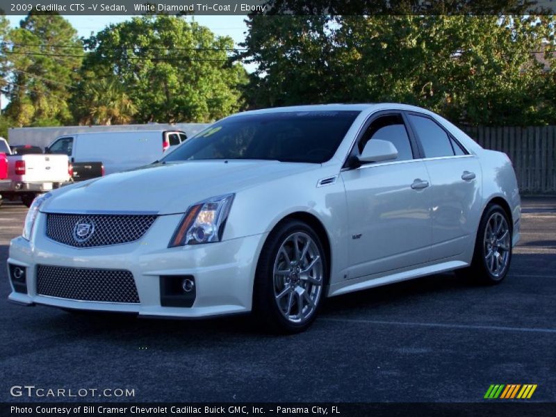 Front 3/4 View of 2009 CTS -V Sedan