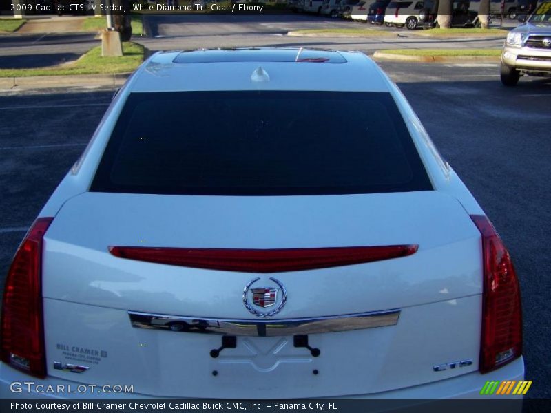 White Diamond Tri-Coat / Ebony 2009 Cadillac CTS -V Sedan