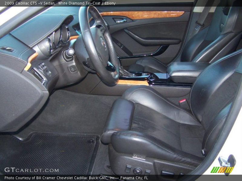  2009 CTS -V Sedan Ebony Interior