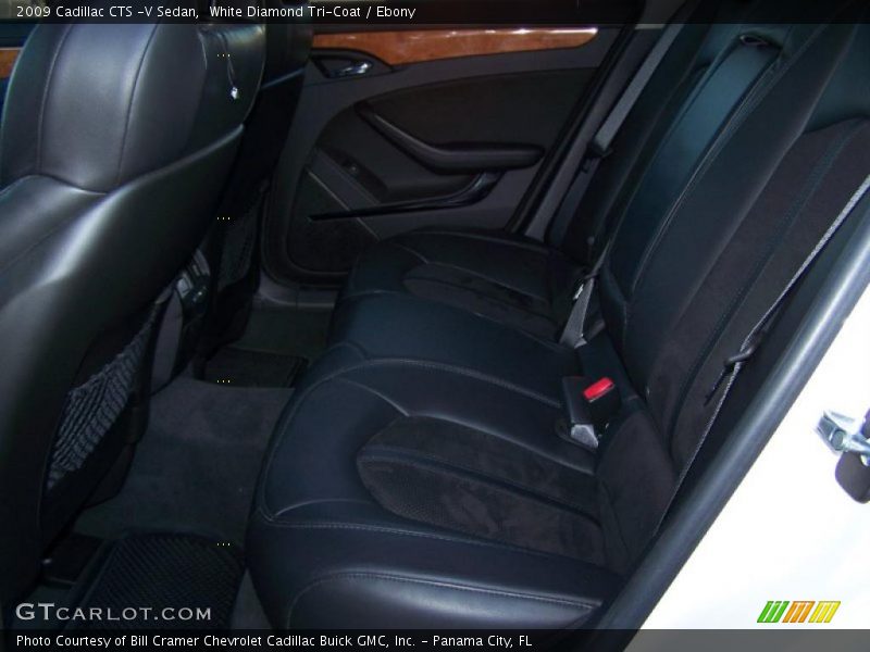 White Diamond Tri-Coat / Ebony 2009 Cadillac CTS -V Sedan