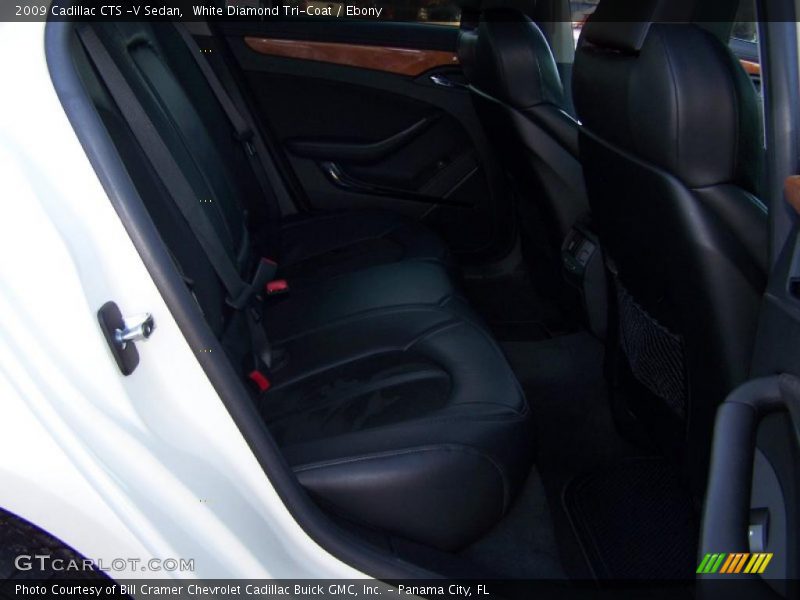 White Diamond Tri-Coat / Ebony 2009 Cadillac CTS -V Sedan